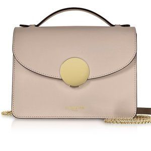 LE PARMENTIER PARIS TOP HANDLE SHOULDER BAG BEIGE Italian Calf Leather